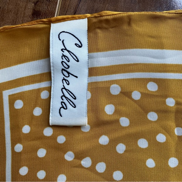 Cleobella Golden Polka Dot Scarf - Timeless Elegance in Every Drape - Picture 2 of 3